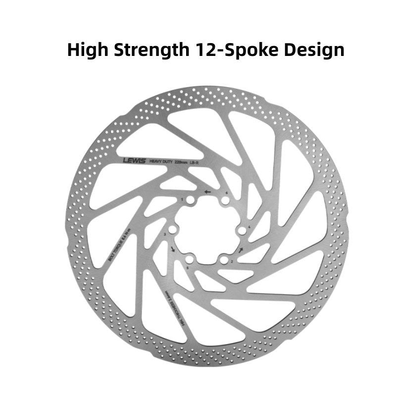 Lewis Heavy Duty Disc Brake Rotor 2.3mm 6-Bolt