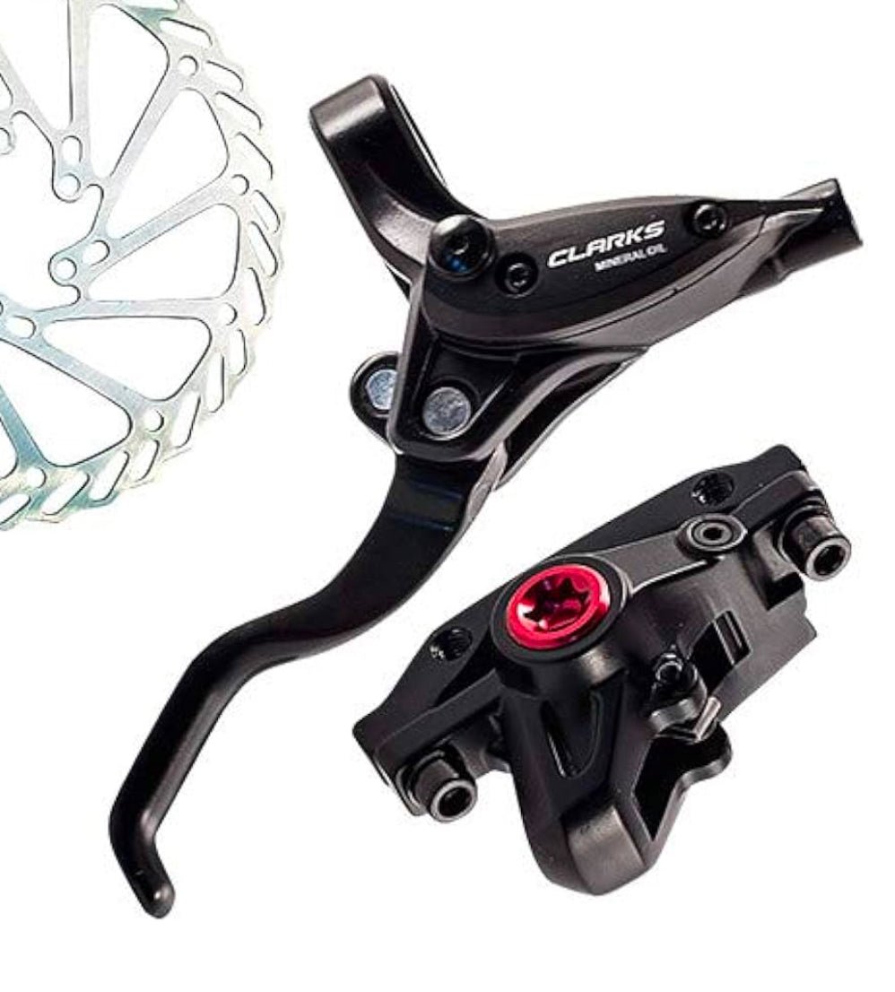 Clarks Hydraulic M2 Front Hydraulic Brake Lever and Caliper System w/ 160mm 6 bolt rotor - Biking Roots