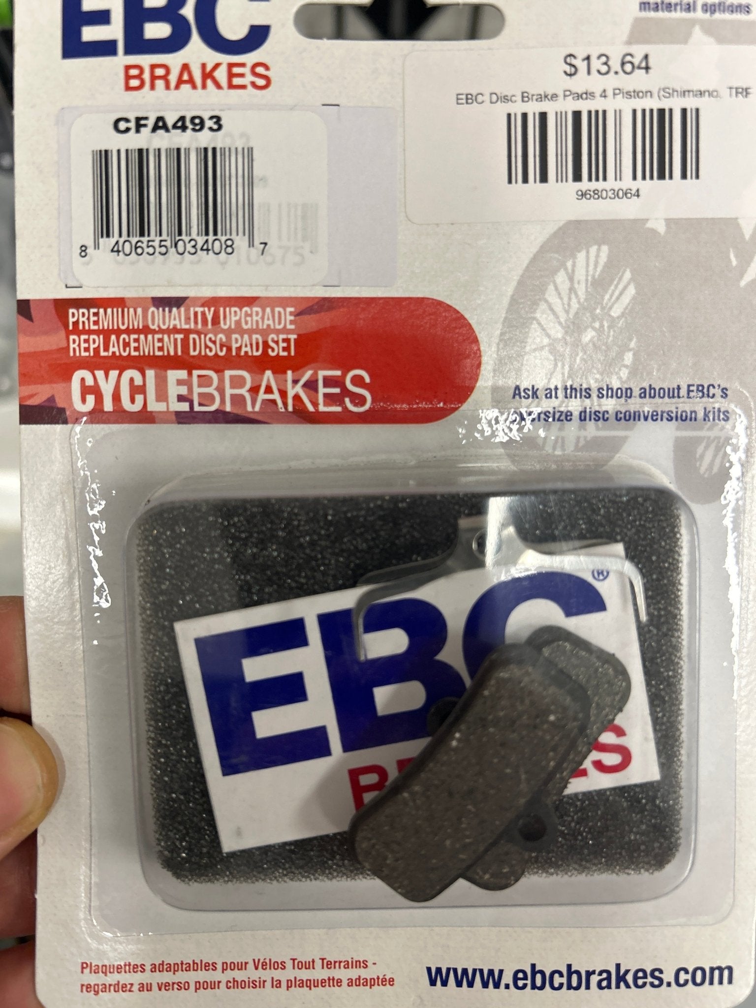 EBC Disc Brake Pads - (Shimano, TRP 4 Piston) Organic - Biking Roots