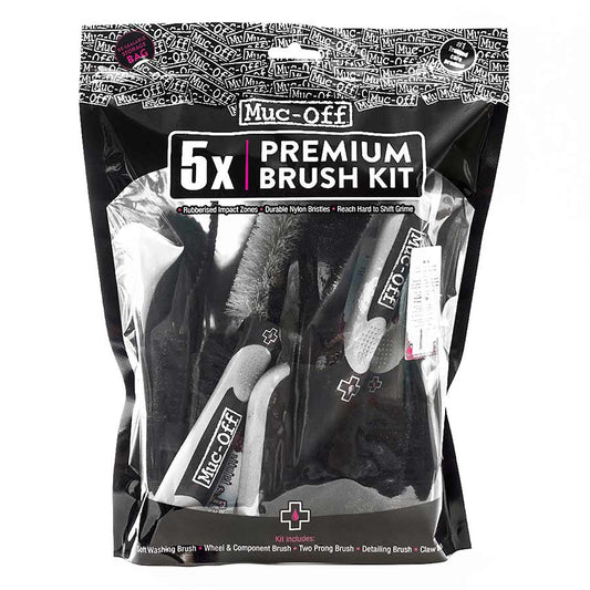 Muc Off 5 - Piece Brush Set - Biking Roots