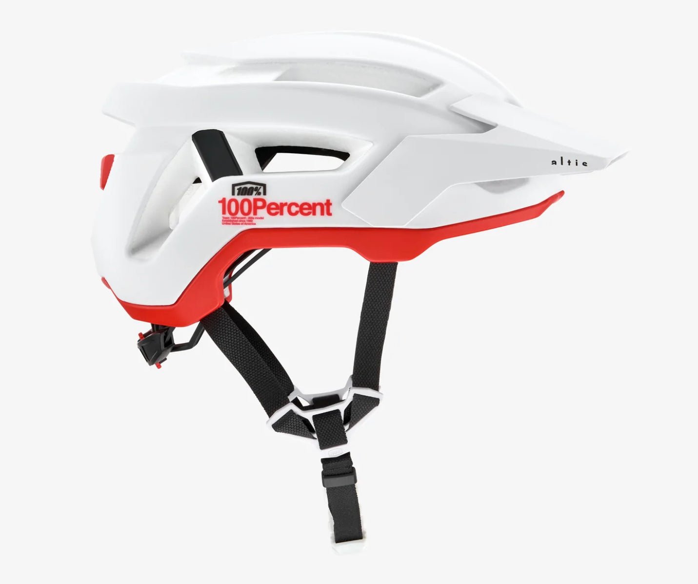 100% Altis Helmet - White - Biking Roots