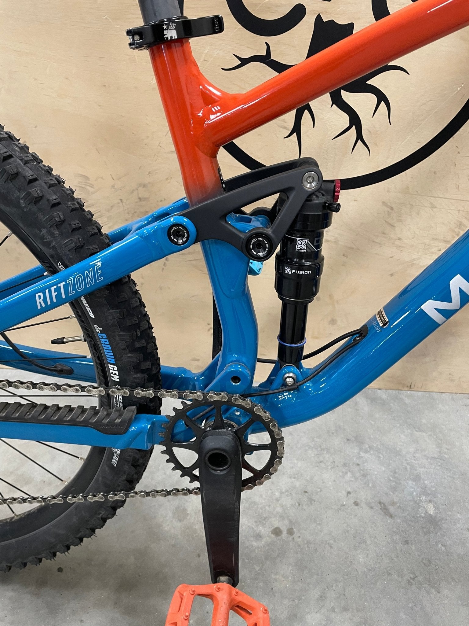 2023 Marin Rift Zone 1 27.5 Medium Blue/Orange *Rental* - Biking Roots