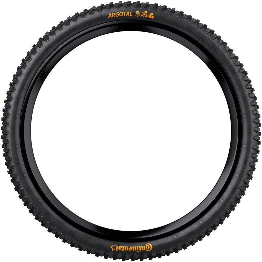 Continental Argotal Tire - 29 x 2.40, Tubeless, Folding, Black, Soft, Downhill Casing, E25 - Biking Roots