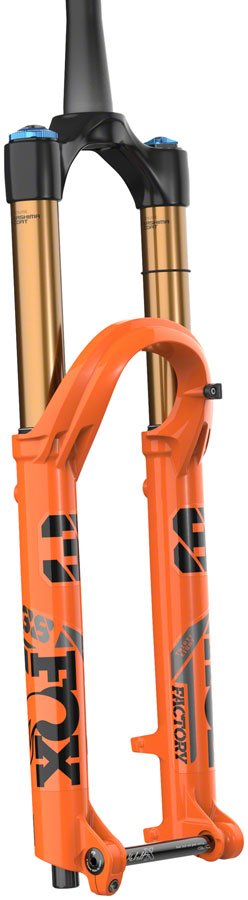 FOX 38 E-Optimized Factory Suspension Fork - 29", 170 mm, 15 x 110 mm, 44 mm Offset, Shiny Orange, Kabolt-X, Grip 2 - Biking Roots