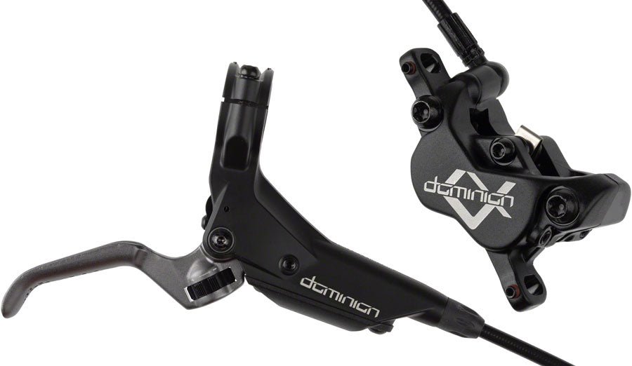 Hayes Dominion A4 Disc Brake and Lever - Front, Hydraulic, Post Mount, Stealth Black/GrayDisc Brake & Lever - Biking Roots