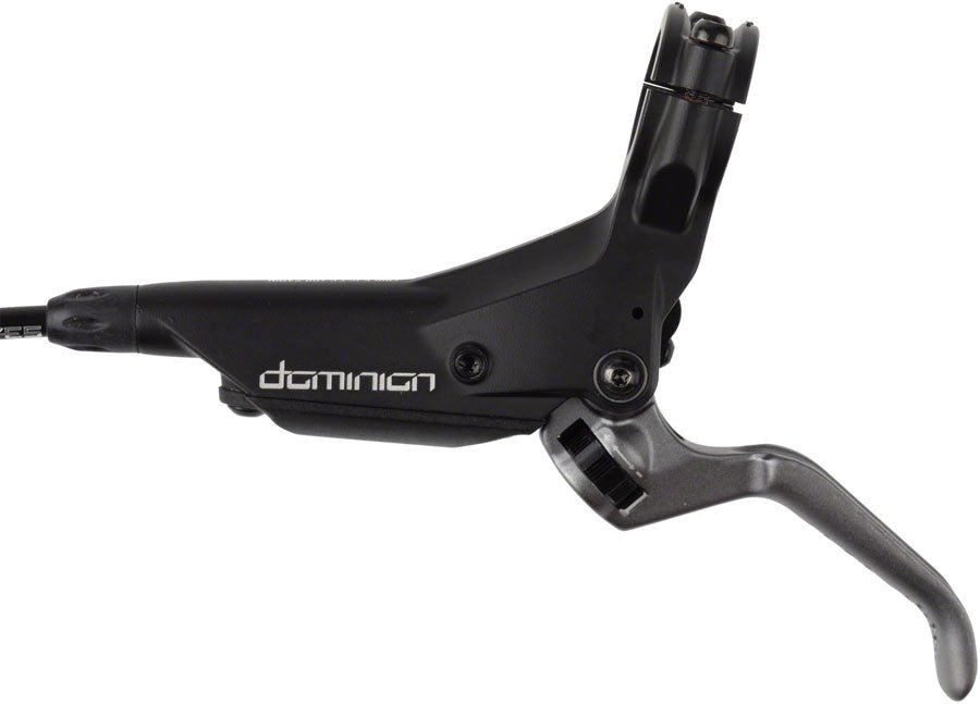Hayes Dominion A4 Disc Brake and Lever - Rear, Hydraulic, Post Mount, Stealth Black/GrayDisc Brake & Lever - Biking Roots