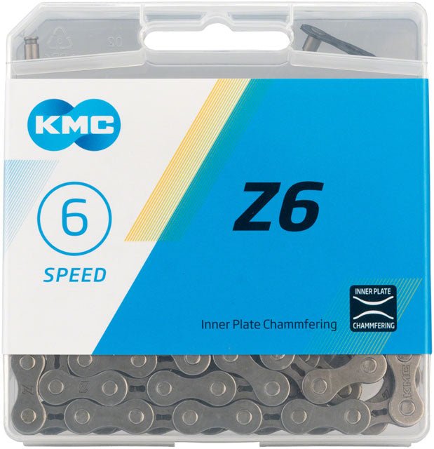 KMC Z6 Chain (5-8sp), Brown/Grey - Biking Roots